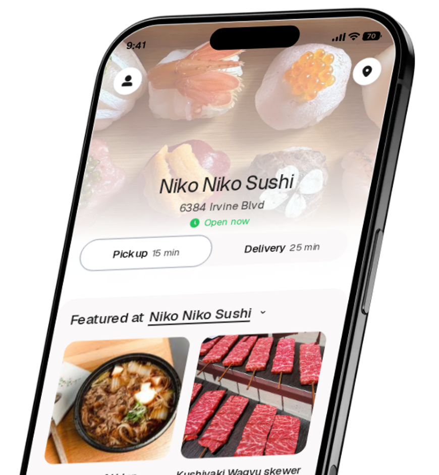 Niko Niko Sushi app preview