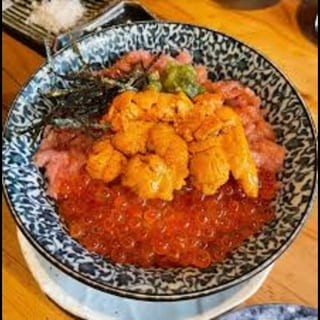 Negitoro Uni Ikura Bowl