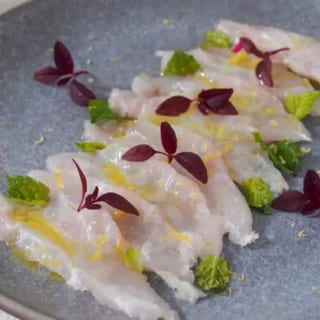 "Kurodai" Black Snapper Carpaccio