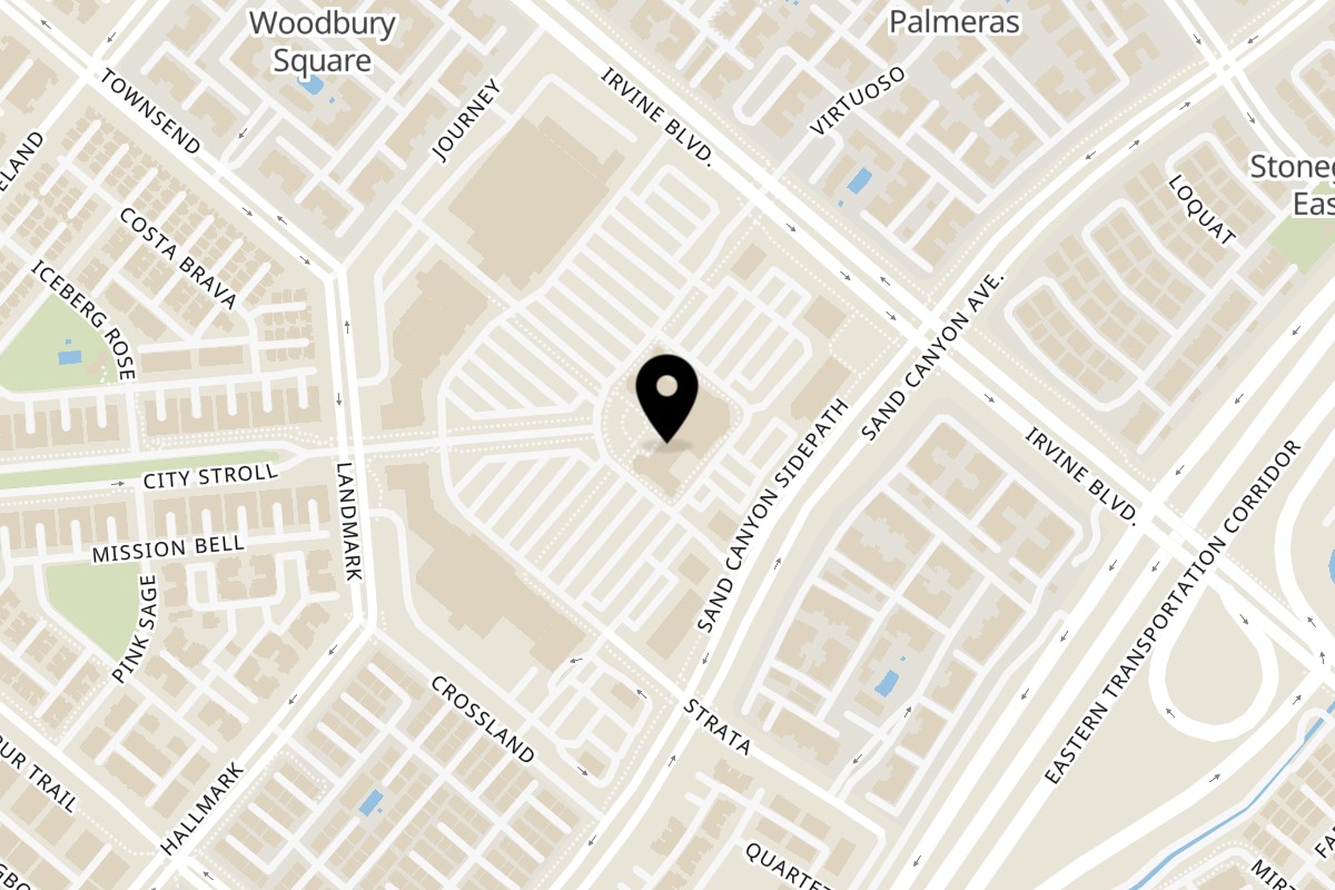 Map showing the location of Niko Niko Sushi on 6384 Irvine Blvd in Irvine